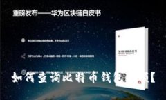 如何查询比特币钱包余额?