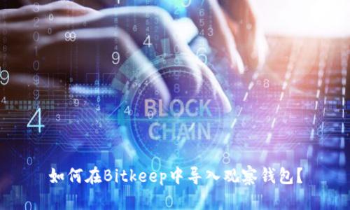 如何在Bitkeep中导入观察钱包?