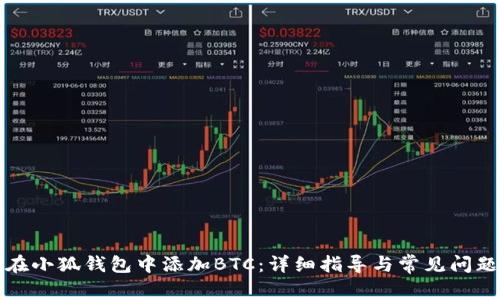 如何在小狐钱包中添加BTC:详细指导与常见问题解答
