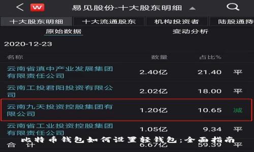 比特币钱包如何设置轻钱包:全面指南