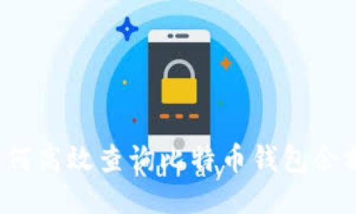 如何高效查询比特币钱包余额？